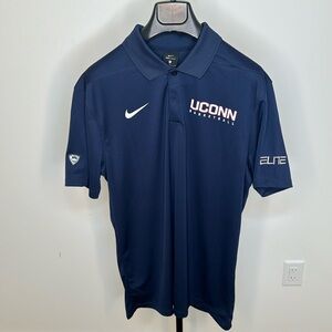 New - Nike Dri-Fit UCONN Basketball Polo - Medium